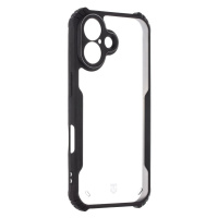 Zadní kryt Tactical Quantum Stealth pro Apple iPhone 16, transparentní černá