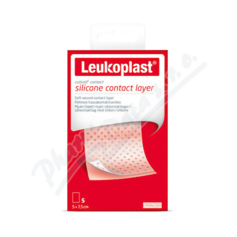 Leukoplast Cuticell Cont.5x7.5cm 5ks tran.sil.mř.