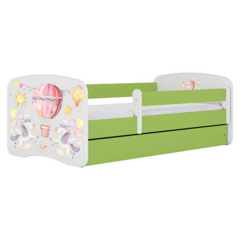 Kocot kids Dětská postel Babydreams balón zelená, varianta