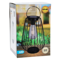 PROGARDEN Lucerna s LED žárovkou kovová 15,5 x 25,5 cm malý ovál KO-AF5200130des2