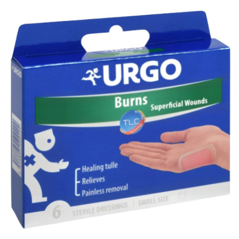 URGO Burns Na popáleniny lipidokol.nápl 5 x 7 cm 6 ks