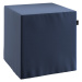 Dekoria Sedák Cube - kostka pevná 40x40x40, tmavě modrá, 40 x 40 x 40 cm, Ingrid, 705-39
