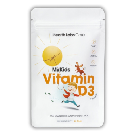 Health Labs Care My Kids Vitamin D3 želé bonbony bez přidaného cukru 60 ks