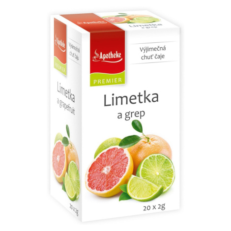 Apotheke Limetka a grep čaj nálevové sáčky 20x2 g