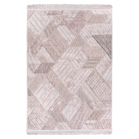 Koberec BENITA 515 zelená-krémová - 160x230 cm