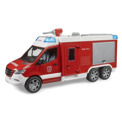 Bruder sprinter hasičský vůz s vodním dělem a světelným a zvukovým modulem 02680 Brüder Mannesmann