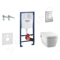 Grohe 38528SET-KT - Set předstěnové instalace, sprchovací toalety a sedátka Tece, tlačítka Skate