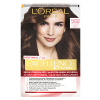 L'Oréal Paris Excellence Créme permanentní barva na vlasy 5.02 světlá hnědá duhová,72+48+12+60 m