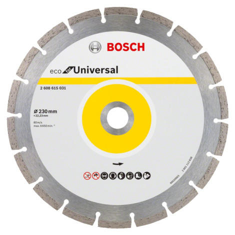 Diamantový kotouč segmentový Bosch Eco for Universal 230 mm 2608615031