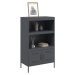 vidaXL Skříň highboard antracitová 68 x 39 x 113 cm ocel