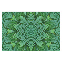 Ilustrace Green Ferns Pattern, Massimo Ravera, 40 × 26.7 cm