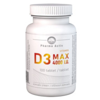 Vitamin D3 MAX 4000 I.U. tbl.100