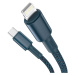 Baseus High Density Braided Cable Type-C to Lightning, PD, 20W, 1m (modrý)