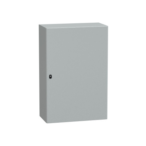 Skříň rozvaděče Schneider Electric NSYS3D12840P s montážním panelem / 1200 x 800 x 400 mm / ocel