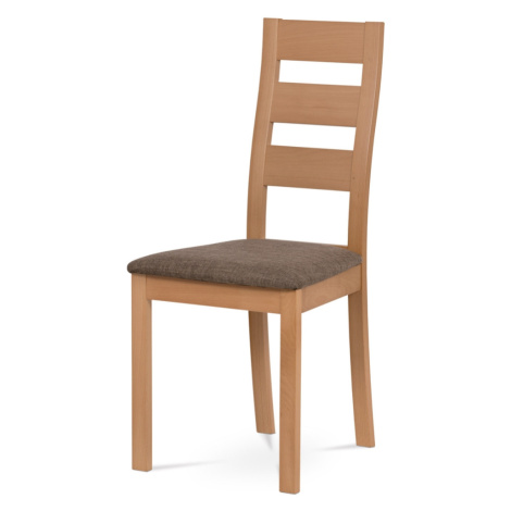 Dřevěná židle PERSONATUS, buk/hnědá Autronic