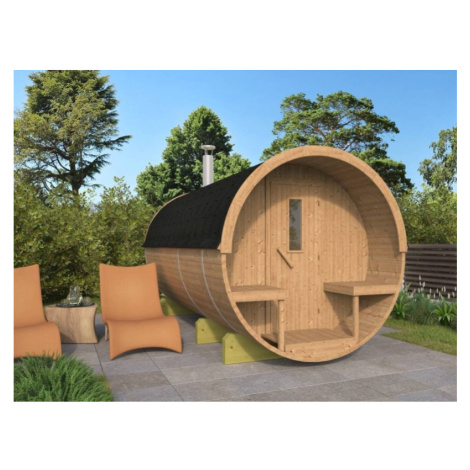 Sauna Barrel 300 Thermowood Tuindeco