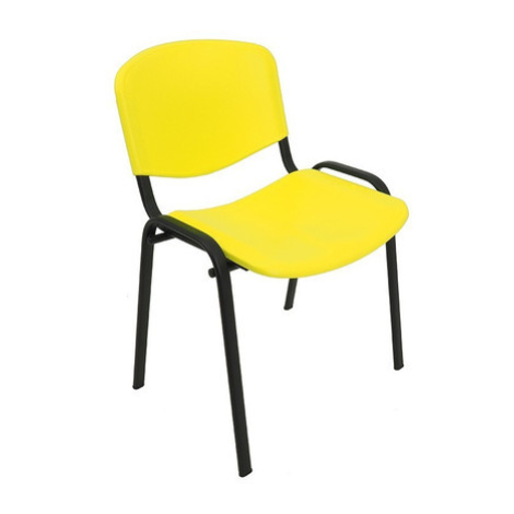 Konferenční plastová židle ISO Žlutá Mazur