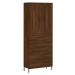 vidaXL Skříň highboard hnědý dub 69,5 x 34 x 180 cm kompozitní dřevo