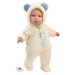 LLORENS - 14207 BABY ENZO - realistická panenka miminko s měkkým látkovým tělem - 42 cm
