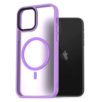 AlzaGuard Matte Case Compatible with Magsafe pro iPhone 11 světle fialový