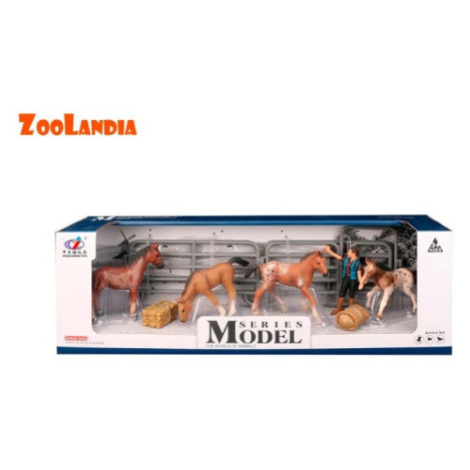 MIKRO TRADING - Zoolandia farmářka s hříbaty a doplňky v krabičce