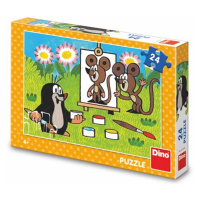 Puzzle 24 Krtek malířem