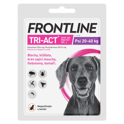 Frontline antiparazitika TRI-ACT Spot-on Dog 4ml L