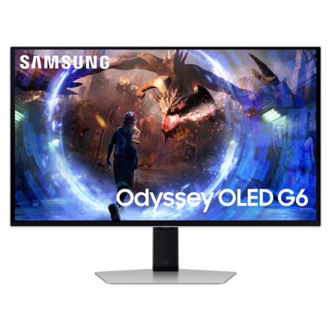 Samsung Odyssey OLED G6 (G60SD) monitor 27" LS27DG600SUXEN Stříbrná