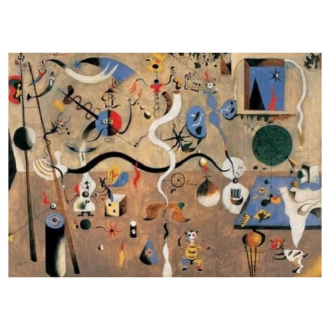 Umělecký tisk Harlekýn a karneval, 1924-25, Joan Miró, 80 × 60 cm MIGNECO&SMITH