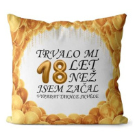 Impar polštář Trvalo mi 18 let