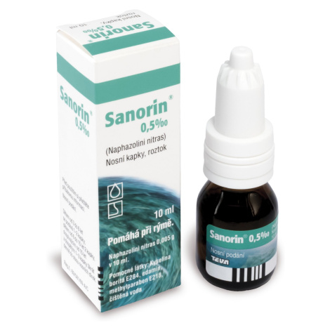Volně prodejné léky Sanorin