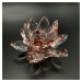 Křišťálové sklo - Lotosový květ Mini, Hnědá