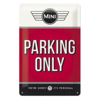 Plechová cedule Mini Cooper - Parking Only, 30 x 20 cm