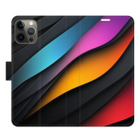 iSaprio Flip pouzdro Color Waves pro iPhone 12/12 Pro