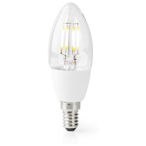 SMART LED žárovka Nedis WIFILF10WTC37, E14, 5W, svíčka, bílá
