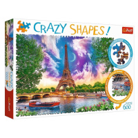 Crazy Shapes puzzle Obloha nad Paříží 600 dílků