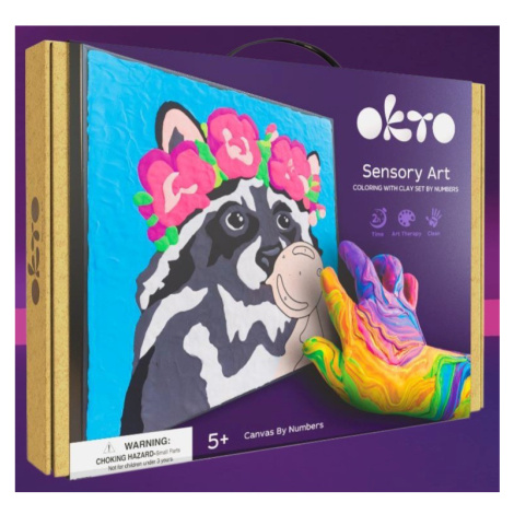 Okto mýval výtvarná sada malování na plátno 29x29 cm Wiky