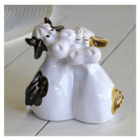 Kráva dvojice keramika 10cm