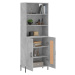 vidaXL Skříň highboard betonově šedá 69,5x34x180 cm kompozitní dřevo