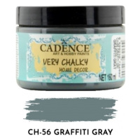 Křídová barva Cadence Very Chalky 150 ml - graffiti gray šedá grafitová Aladine