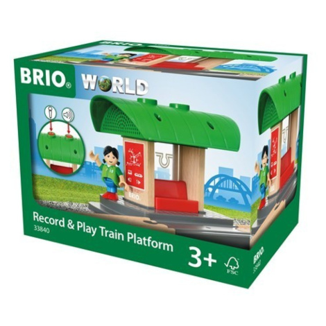 Brio 33840 nástupiště s vlastním hlášením