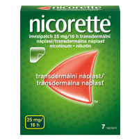 NICORETTE INVISIPATCH 25MG/16H transdermální náplasti 7 I