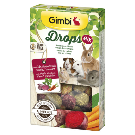 Gimborn I DROPS GRAIN FREE pro hlodavce mix 50g