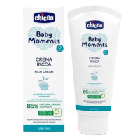 CHICCO Krém vyživující Baby Moments 85% přírodních složek 100 ml, 0m+