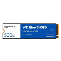 WD BLUE SSD NVMe 500GB PCIe SN580,Gen4 WDS500G3B0E