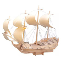 Woodcraft Dřevěné 3D puzzle loď plachetnice orel