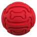 Dog Fantasy Míček gumový pískací 9 cm červený