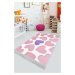 Conceptum Hypnose Dětský koberec Hearts 80x120 cm růžový