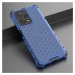 Honeycomb pancéřové pouzdro se silikonovým rámem pro Xiaomi Redmi Note 12 PRO PLUS Blue