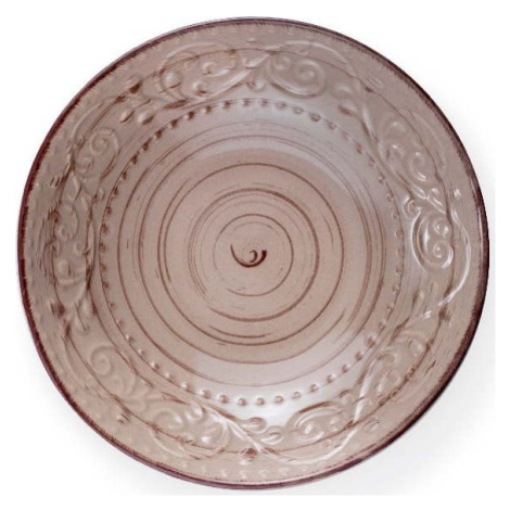 Pískově hnědý kameninový talíř Brandani Serendipity, ⌀ 20 cm